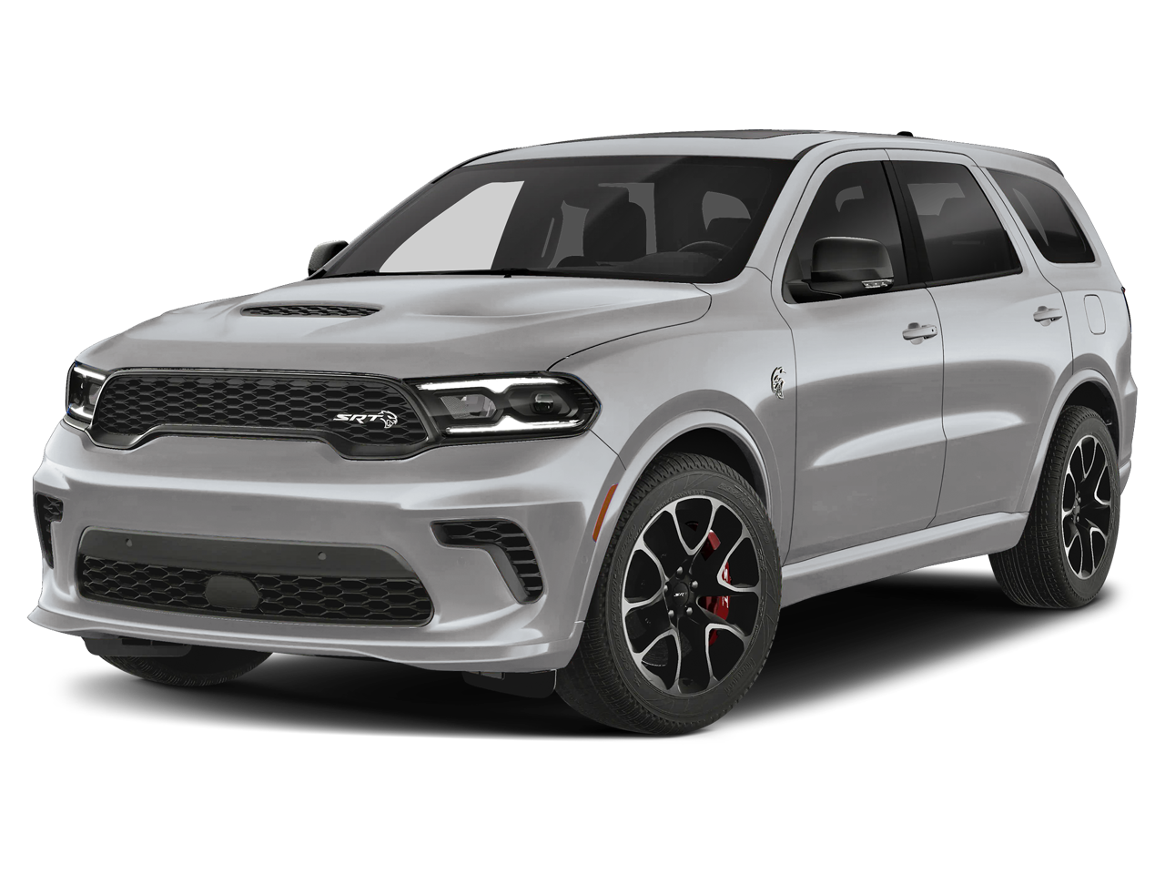 2026 Dodge Durango DURANGO SRT HELLCAT AWD in Triple Nickel Exterior Paint — front three-quarter view